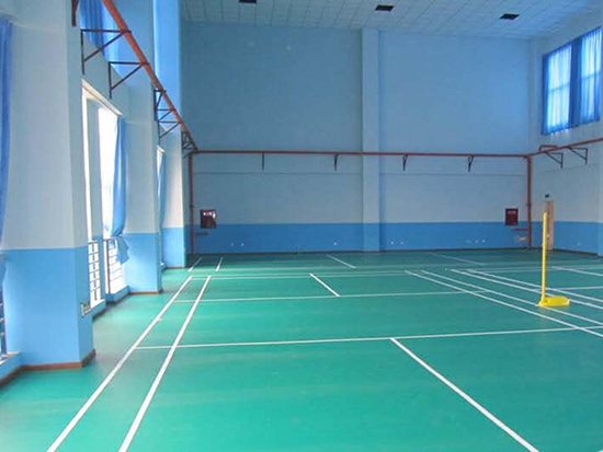 鄂尔多斯市乌兰镇油气四区室内塑胶'pvc篮球场网球场