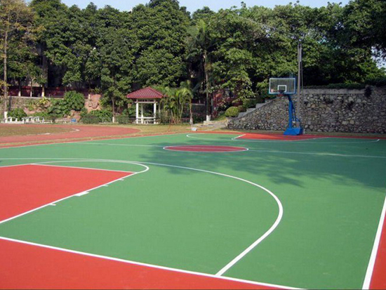 硅pu篮球场 